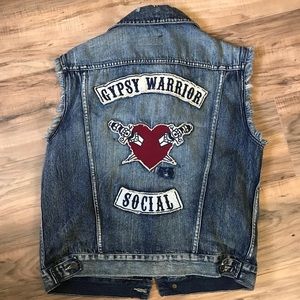 Gypsy Warrior Moto Denim Vest